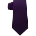 thumbnail image 1 of Kenneth Cole Mens Panel Self-tied Necktie, Purple, One Size, 1 of 1