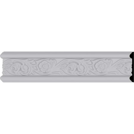 3 1/8"H x 1/2"P x 94 1/2"L Emery Floral Chair Rail