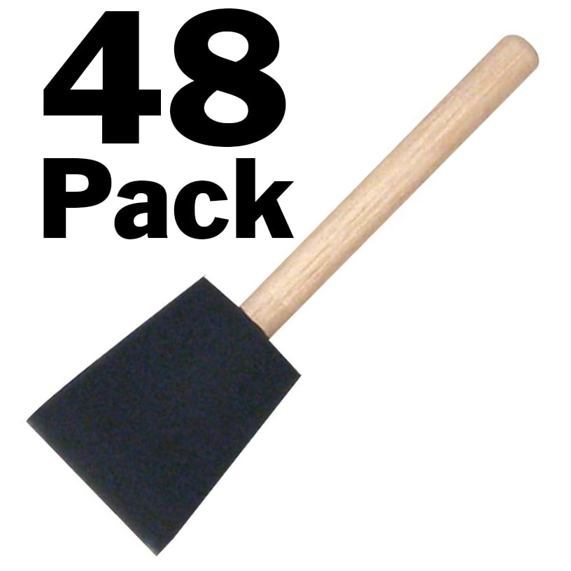 Jen Manufacturing Inc 2" Poly Foam Brush (Pack Of 48)