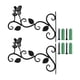 thumbnail image 1 of Paquete de dos ganchos para plantas, soporte para plantas colgantes, colgador de pared para plantas de hierro para maceta, colgador para comedero de Hada de pie de shamjiam ganchos para colgar en la pared, 1 of 7