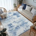 thumbnail image 1 of Modern Abstract Area Rugs for Living Room x Non Slip Machine Washable Rug Lightweight Low Pile Floor Carpet for Bedroom Dining Room Nursery Home Office Entryway Rugs Grey, 1 of 9
