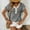 Black, variant on Women's Tops Short Sleeve Striped Button V-Neck Knitted Sweater Shirts Trendy Cute Dressy Casual Loose Fit Pullover Blouses