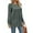 01-Army Green, variant on Women's Knitted Mid-Length Coat Round Neck Solid Color Pocket Warm Pullover Sweater 06-Khaki M