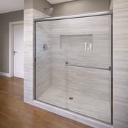 Basco Classic 44'' x 65.5'' Bypass Semi-Frameless Shower Door