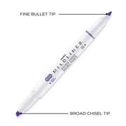 Zebra Mildliner Double Ended Highlighter Assorted 18 pk.