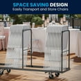 thumbnail image 3 of Flash Furniture Hercules Series Premium White Plastic Folding Chair, 3 of 9
