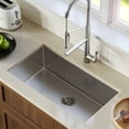 thumbnail image 6 of Karran 32" Undermount 16-Gauge Stainless Steel Extra Large Single Bowl Kitchen Sink Kit, 6 of 6