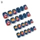 thumbnail image 1 of Farfi 24 unids/set estilo Halloween uñas niños punta usable colorido niños cubierta completa prensa en uñas postizas autoadhesivas para regalo, 1 of 5