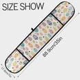 thumbnail image 3 of Dailycode Double Sided Oven Mitt with Loop Heat Resistant Kitchen Long Potholders 7" x 35" Easter Eggs with Color Stripes, 3 of 6