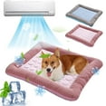 thumbnail image 1 of Tapete Refresco Mascotas, Manta de Seda Fría Autoenfriante, Almohadilla Lavable Portátil para Perros, Diseño Antideslizante y Duradero, Versátil para Perreras, Sofás y Suelos, Ideal para El Descanso, 1 of 6