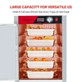thumbnail image 6 of Huloretions Food Warming Cabinet, Hot Box Food Warmer,Stainless Steel Food Heating and Insulation,Heated Holding Cabinet, Multiple Storage Functions, Good Insulation, with Water Tray,Insulated Holding, 6 of 8