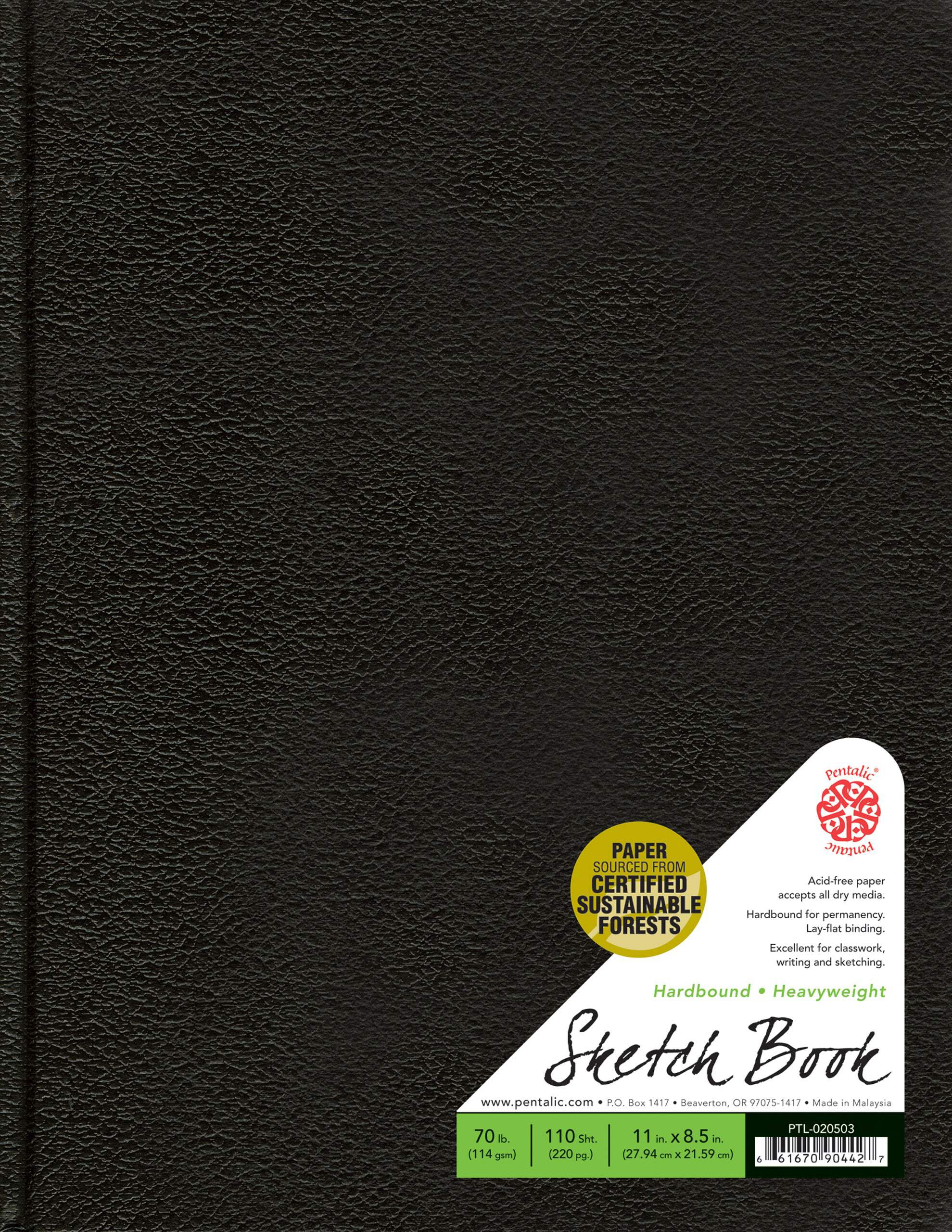 Pentalic Traditional Hardbound Sketchbook 8.5x11" photo 1