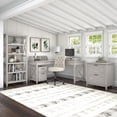 thumbnail image 3 of Bush Furniture Key West 2 Drawer Mobile File Cabinet in Linen White Oak, 3 of 7