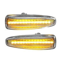 Unique Bargains 1 Pair LED Side Marker Light Turn Signal Lights for Mitsubishi Lancer VIII 2008-2017 8351A001 Clear Lens