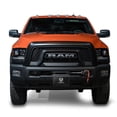 thumbnail image 4 of 2019 RAM HEMI 3D Dual Logo on 12"X6" Black Stainless Steel License Plate, 4 of 5