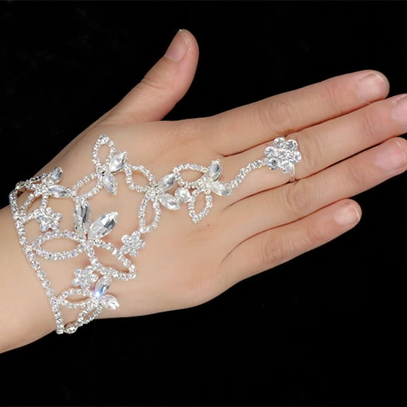 Hytrove Jewelry for Women Hand Chain Bracelet with Elegant Design 1Pack
