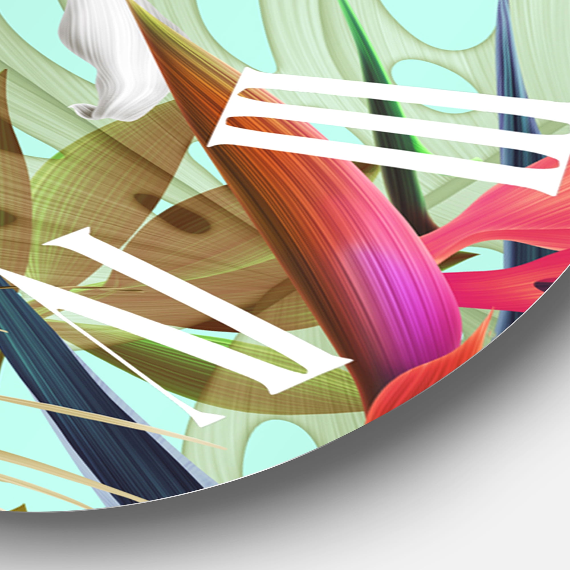 Designart 1 in Tropical Wall Clock
