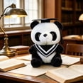 thumbnail image 4 of SPOORYYO Graduation Panda Plush Toy with Cap Cute Soft Stuffed Animal Gift for Graduates Students Keepsake, 4 of 6