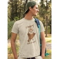 thumbnail image 2 of Don't Give A Hoot T-Shirt Men -Smartprints Designs, Male Medium, 2 of 4