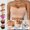 Beige, variant on Womens Everyday Bras Solid Ribbed Back Wirefree Detachable Straps Bandeau Ladies Bras