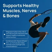 Selerb 4-in-1 Magnesium Complex Capsules – 300mg Magnesium with B6, D3, Zinc, Slippery Elm & DGL – Supports Sleep, Relaxation & Muscle Health – 90 Ct