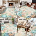 thumbnail image 5 of 5'x8' Area Rugs, Beach Coastal Indoor Outdoor Area Rug for Living Room Bedroom, Summer Coral Starfish Nautical Ocean Vintage Washable Bathroom Rugs Kitchen Floor Carpet Mats Home Decor Aesthetic, 5 of 8