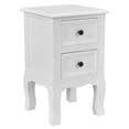 thumbnail image 4 of Giantex 2-Drawer Nightstand, Wooden Accent Bedside Table, Perfect Home Furniture for Bedroom, Living Room or Corridor, 12 x 12 x 20 inches, 4 of 5
