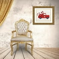 thumbnail image 3 of McKenna, Kathleen Parr 14x12 Gold Ornate Wood Framed with Double Matting Museum Art Print Titled - Rustic Valentine Truck, 3 of 4