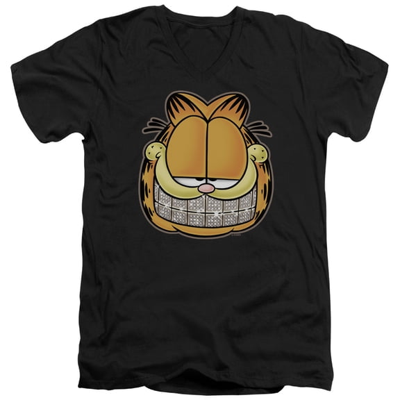 Garfield - Nice Grill - Slim Fit V Neck Shirt - XX-Large