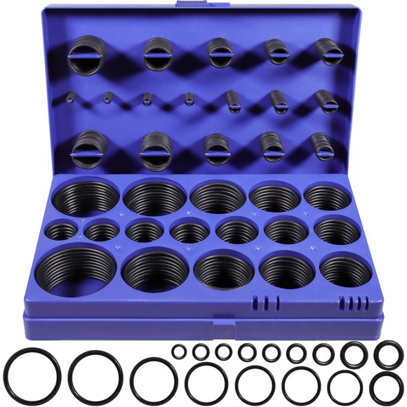 Kit surtido de juntas tóricas XBVV 407 unidades de caucho de nitrilo SAE universal
