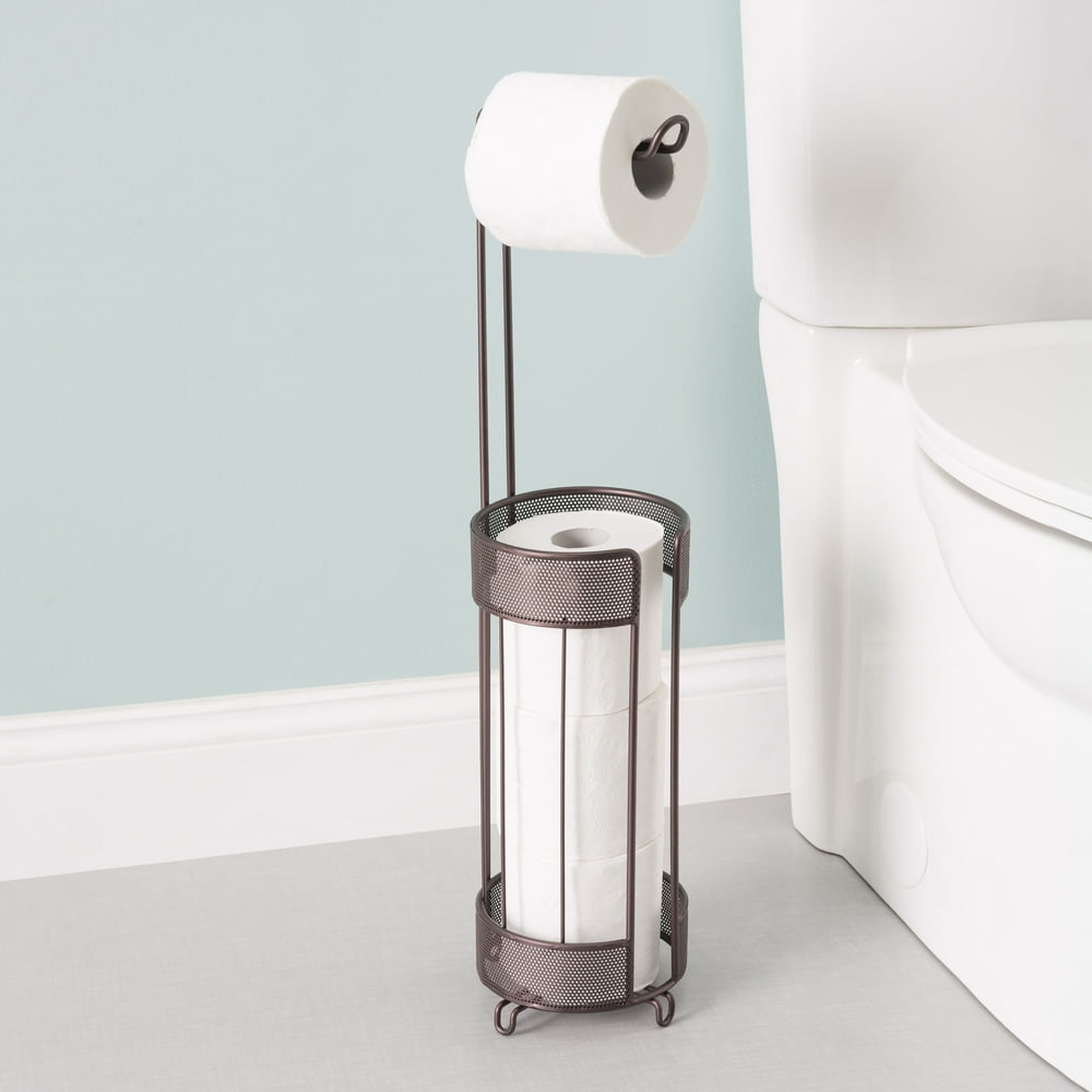 Metropolitan Collection Steel Toilet Paper Holder, Bronze