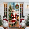 thumbnail image 4 of 35 X 72 Inch Christmas Door Cover Christmas Door Curtain Christmas Day Door And Wall Decoration Festival Party Decoration, 4 of 6