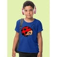 thumbnail image 2 of Smiling Ladybug T-Shirt Juniors -Image by Shutterstock,  x-Large, 2 of 4