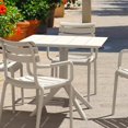 thumbnail image 2 of Compamia Paris Square Table 31 inch White, 2 of 6