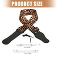 thumbnail image 3 of Adjustable Guitar Straps with Leather Ends Electric Acoustic Guitar Bass Strap Thicken Shoulder Belt Easy to Use, 3 of 8