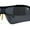 Black Yellow Black, variant on Classic Mens Baseball Half Rim Shield Sport Plastic Sunglasses Black Red