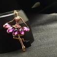 thumbnail image 2 of Pin de Broche Zulema Imitación Dorado Ballet con Piedras Preciosas, 2 of 7