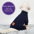 thumbnail image 3 of Pijama para perro, cuello alto, forro polar térmico para perros pequeños, 3 of 5