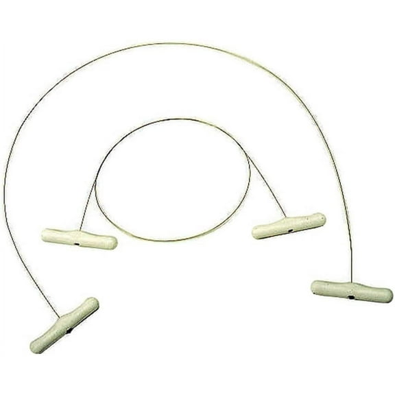 Matfer Bourgeat Stainless Steel Cheese Slicer Wire, 31.5", Plastic Handles, 10PK 122031