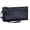 Black, variant on Women Clutch Genuine Leather Zipper Wallet Purse with Wriststrap.