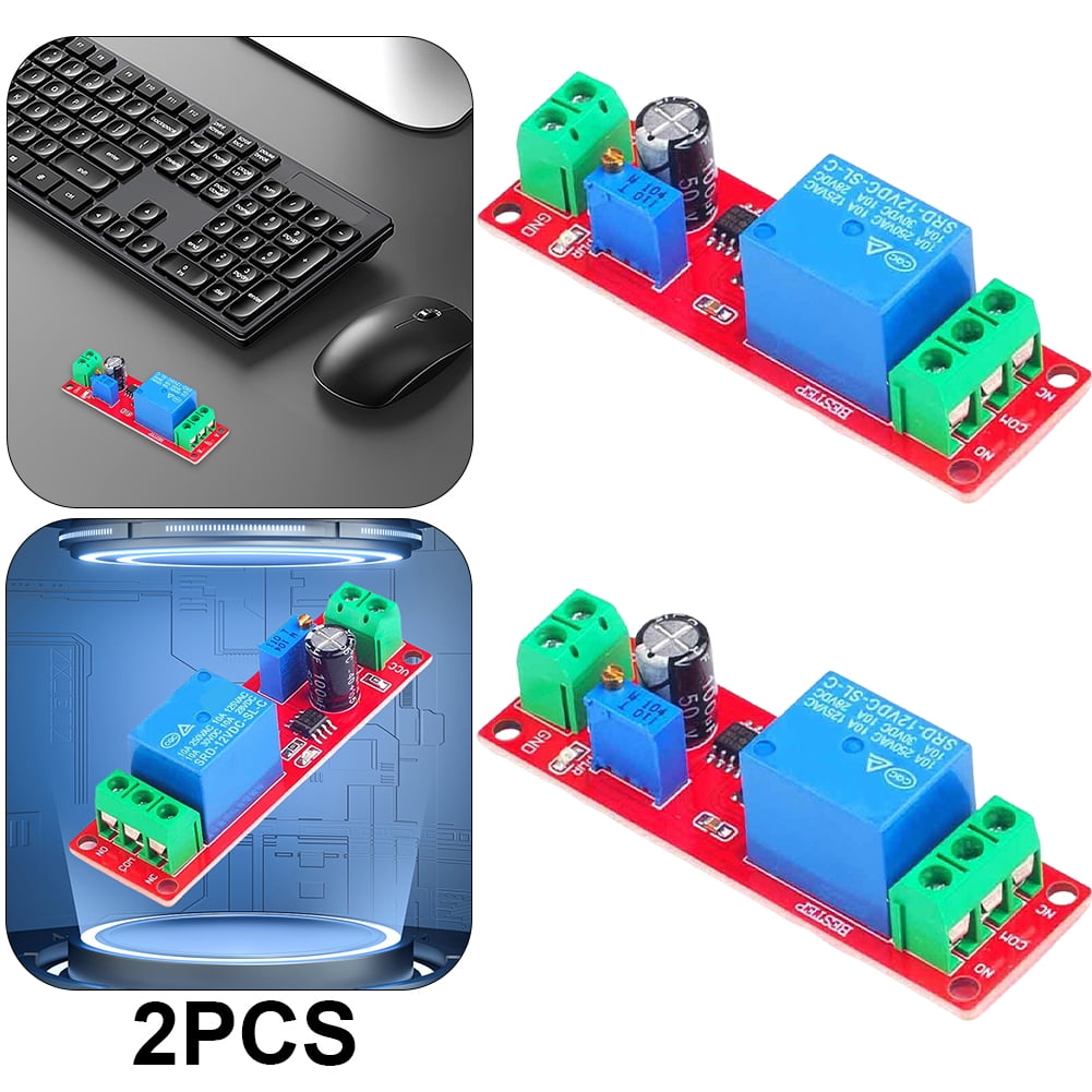 BESTEP NE555 Módulo Protección Relé Retardo Temporizador DC 12V Módulo ...