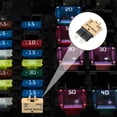 thumbnail image 3 of Unique Bargains 3Pcs 5A Circuit Breaker Blade Style Fuse Manual Resettable for Car 28V Light Brown, 3 of 6