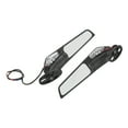 thumbnail image 4 of Par de espejos retrovisores de motocicleta, espejo retrovisor lateral giratorio con luz LED, giratorio de 360 grados para motocicleta Jadeshay  A, 4 of 9