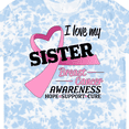 thumbnail image 4 of Inktastic I Love My Sister-breast Cancer Awareness-hope, Support, Love T-Shirt, 4 of 5