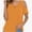 Orange, variant on V Neck Criss Cross Cold Shoulder Tops Blouse for Womens