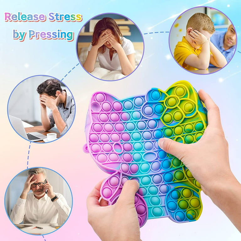 All Sizes Rainbow Push Bubble Sensory Toy, Anti-Stress Game Stress Relief  Squishy Silicon Pops Fidget Toys - China Educational Toy and Popping Bubbles  price