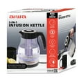 thumbnail image 5 of Aiwa 2 in 1 Black Infusion Kettle Boil and Brew with Removable Stainless Steel Tea Infuser, 5 of 7
