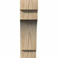 thumbnail image 2 of 3 1/2"W x 8"D x 12"H Mediterranean Smooth Corbel, Douglas Fir, 2 of 9