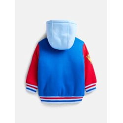 Cars Toddler Boys Colorblock Full Zip Hooded Varsity Jacket, Sizes 2T-5T