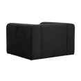 thumbnail image 4 of Tarra Fluffy Oversized Black Corduroy Armchair, 4 of 4